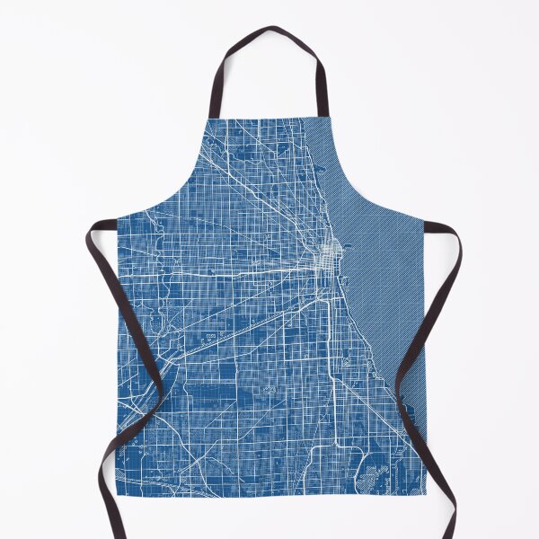 Item preview, Chicago City Map of the United States - Blueprint designed and sold by deMAP.
