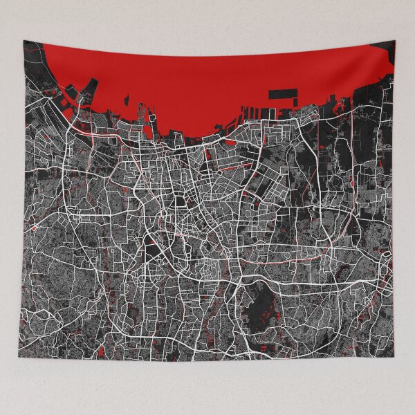 Item preview, Jakarta City Map of Indonesia - Oriental designed and sold by deMAP.