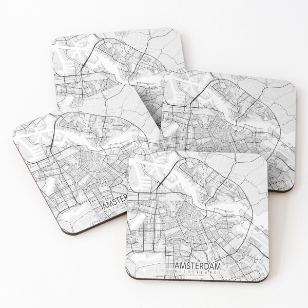 Item preview, Amsterdam City Map of Netherlands - Light designed and sold by deMAP.