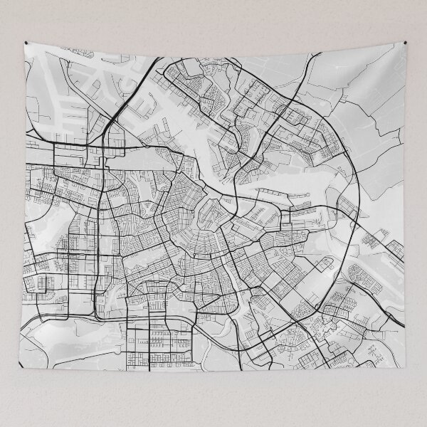 Item preview, Amsterdam City Map of Netherlands - Light designed and sold by deMAP.