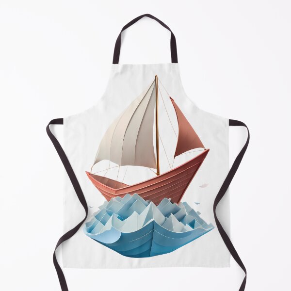 Item preview, Paper Boat Ocean Water River Lake Waves Wind designed and sold by ART ATTACK ZONE.