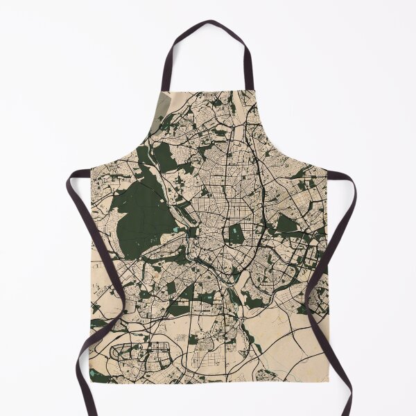 Item preview, Madrid City Map of Spain - Old Vintage designed and sold by deMAP.