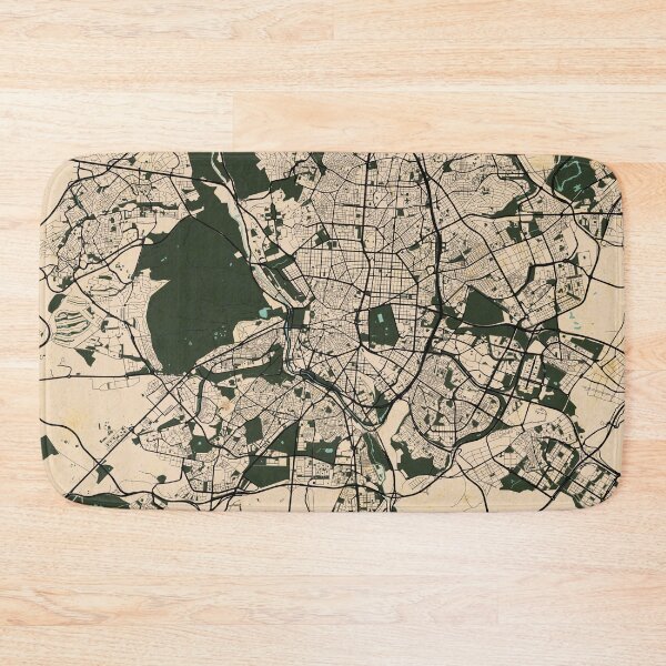 Item preview, Madrid City Map of Spain - Old Vintage designed and sold by deMAP.