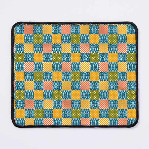 Item preview, Rustic multicolored patchwork square retro designed and sold by fuzzyfox.