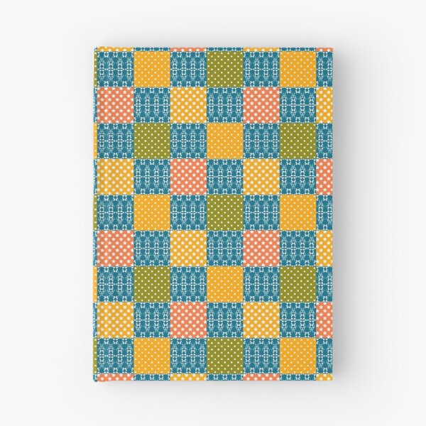 Item preview, Rustic multicolored patchwork square retro designed and sold by fuzzyfox.