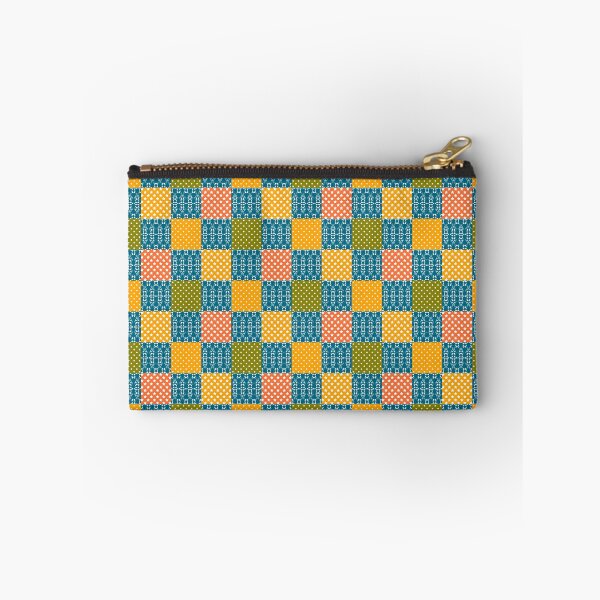 Item preview, Rustic multicolored patchwork square retro designed and sold by fuzzyfox.