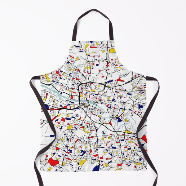 Item preview, Glasgow City Map of Scotland - Mondrian designed and sold by deMAP.