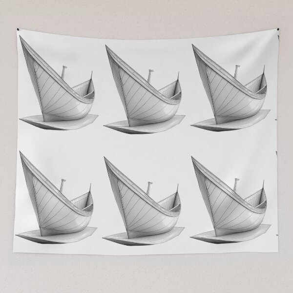 Item preview, Paper Boat Ship Water River Lake Waves Wind designed and sold by ART ATTACK ZONE.