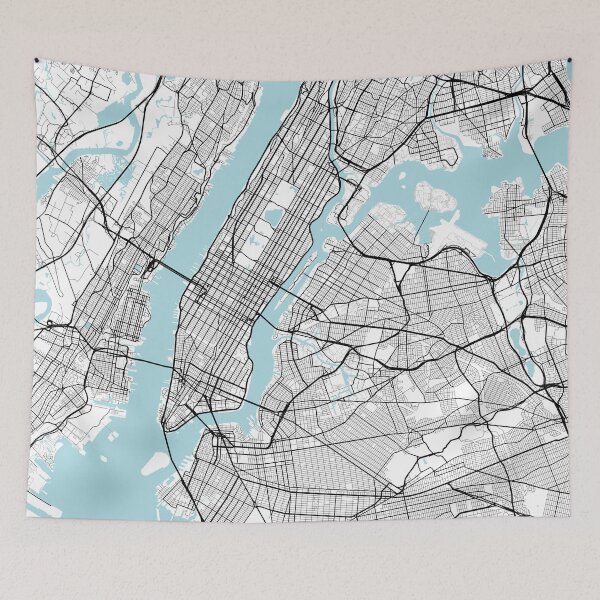 Item preview, New York City Map of the United States - Circle designed and sold by deMAP.