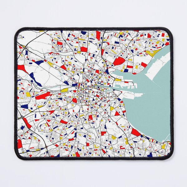 Item preview, Dublin City Map of Ireland - Mondrian designed and sold by deMAP.