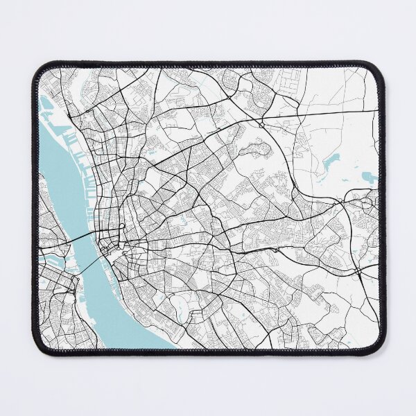 Item preview, Liverpool City Map of England - Circle designed and sold by deMAP.