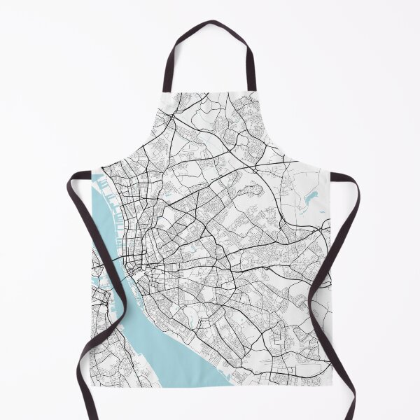 Item preview, Liverpool City Map of England - Circle designed and sold by deMAP.
