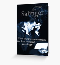 JD Salinger Inspirational Quote Greeting Card