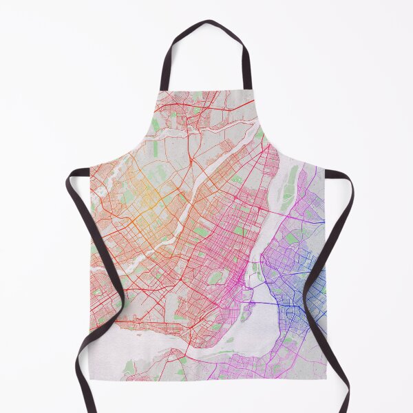 Item preview, Montreal City Map of Canada - Colorful designed and sold by deMAP.