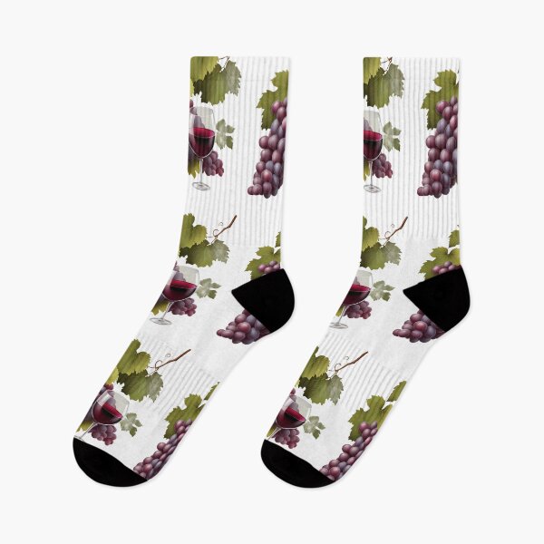 Item preview, Grapes Red Wine Lineart Watercolors Leef Nature Drink designed and sold by ART ATTACK ZONE.