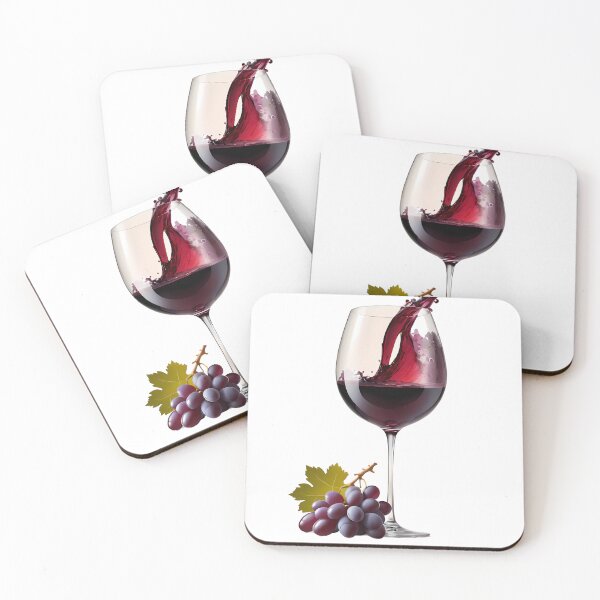 Item preview, Glass Grapes Red Wine Lineart Leef Nature Drink designed and sold by ART ATTACK ZONE.