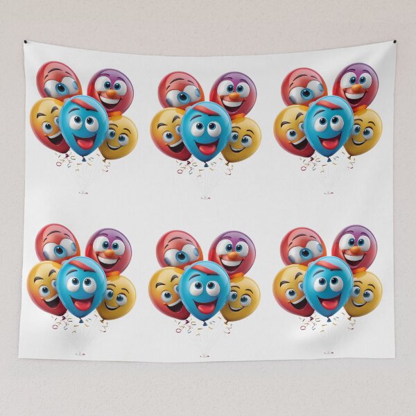 Item preview, Childs Cool Cartoon Ballons Smile Colors Good Vibes designed and sold by ART ATTACK ZONE.