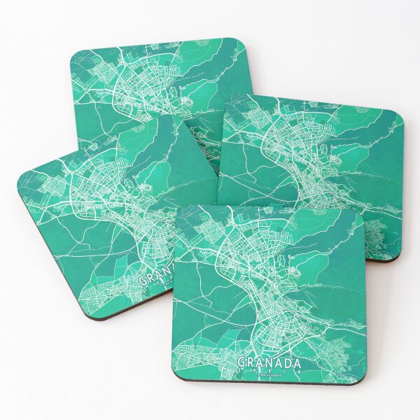 Item preview, Granada City Map of Spain - Watercolor designed and sold by deMAP.