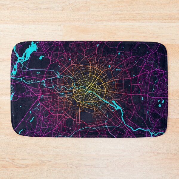 Item preview, Berlin City Map of Germany - Neon designed and sold by deMAP.