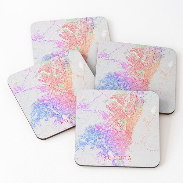 Item preview, Bogota City Map of Colombia - Colorful designed and sold by deMAP.