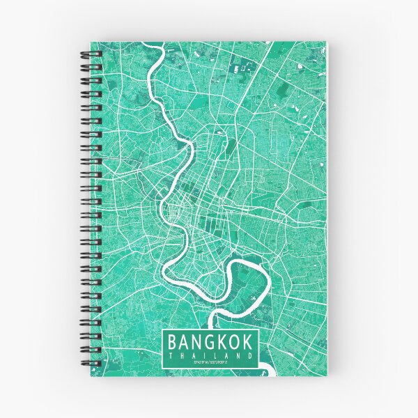 Item preview, Bangkok City Map of Thailand - Watercolor designed and sold by deMAP.
