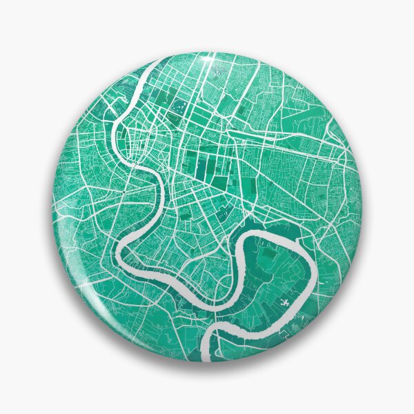 Item preview, Bangkok City Map of Thailand - Watercolor designed and sold by deMAP.