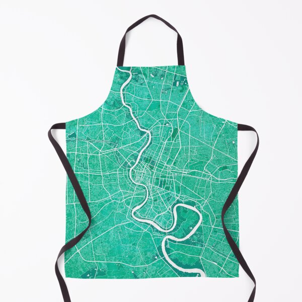 Item preview, Bangkok City Map of Thailand - Watercolor designed and sold by deMAP.
