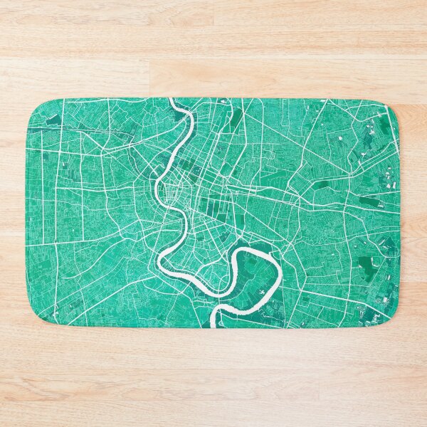 Item preview, Bangkok City Map of Thailand - Watercolor designed and sold by deMAP.