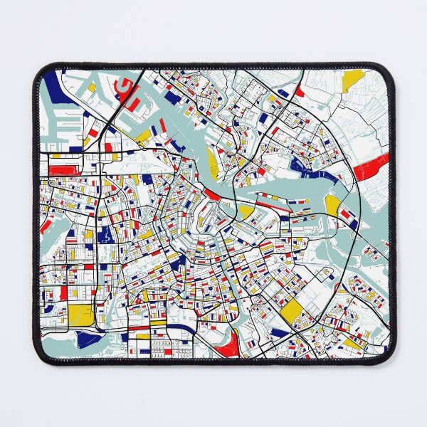 Item preview, Amsterdam City Map of Netherlands - Mondrian designed and sold by deMAP.