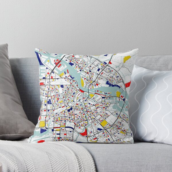 Item preview, Amsterdam City Map of Netherlands - Mondrian designed and sold by deMAP.
