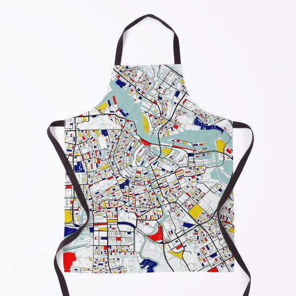 Item preview, Amsterdam City Map of Netherlands - Mondrian designed and sold by deMAP.