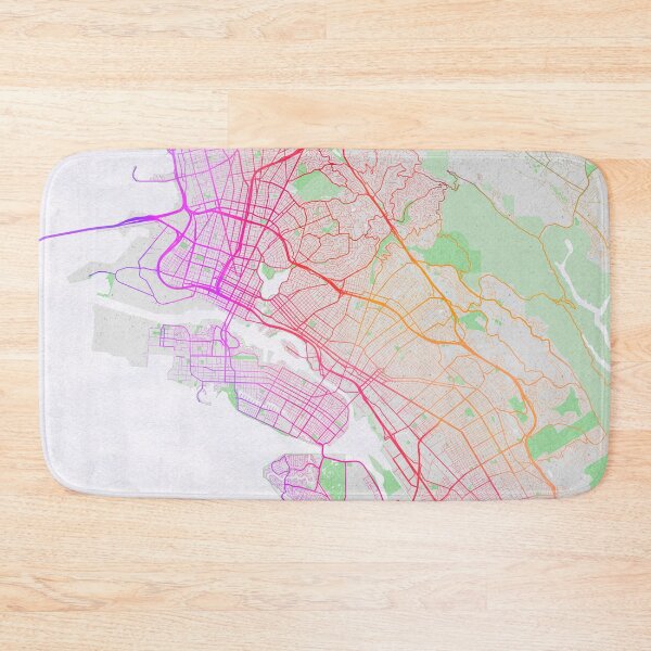 Item preview, Oakland City Map of the USA - Colorful designed and sold by deMAP.