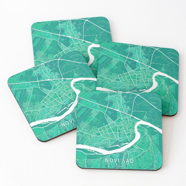 Item preview, Novi Sad City Map of Serbia - Watercolor designed and sold by deMAP.