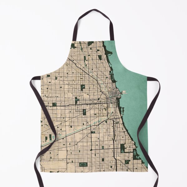 Item preview, Chicago City Map of the United States - Vintage designed and sold by deMAP.