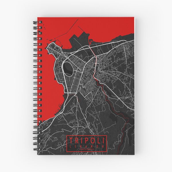 Item preview, Tripoli City Map of Lebanon - Oriental designed and sold by deMAP.