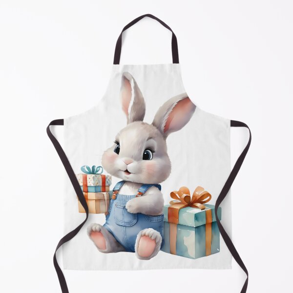 Item preview, Cartoon Rabbit Gifts Party Celebration Birthday Watercolors designed and sold by ART ATTACK ZONE.