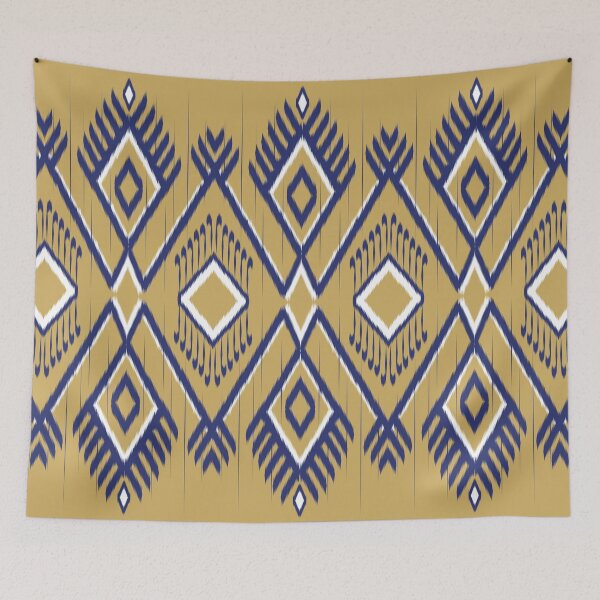 Item preview, Ikat pattern for fabrics, ikat textile print, surface printing textile, ethnics tribal ikat design designed and sold by MonoDigitalArt.