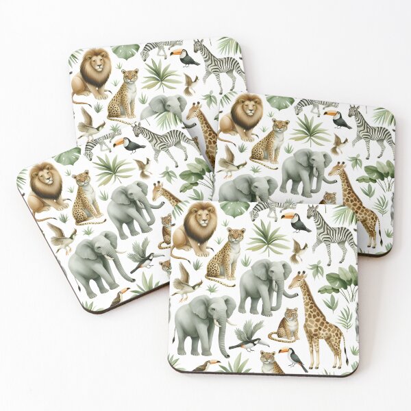Item preview, Wild Animal and Tropical Leaf Design designed and sold by InsightA.