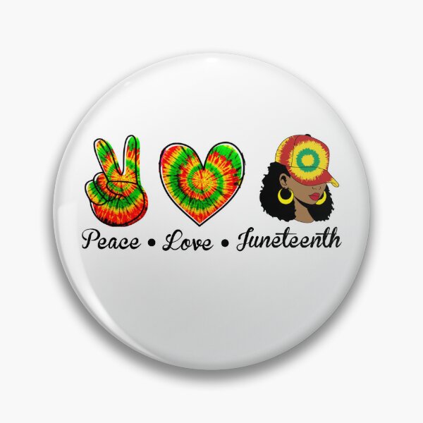 Item preview, Peace Love Juneteenth Celebration Freedom 1865 Women designed and sold by R&BApparel.