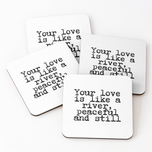 Item preview, Your love is like a river, peaceful and still  designed and sold by CharmStudio.