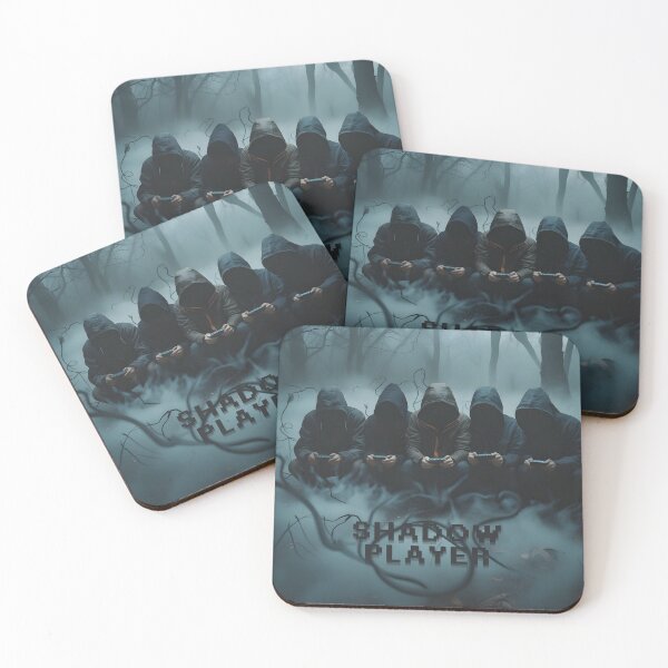 Item preview, Shadow Player – Mysterious Gamers in Foggy Forest designed and sold by SamartkitDesign.