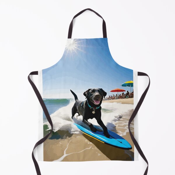 Item preview, Labrador shows off his surfing skills. designed and sold by Whose-sweat.