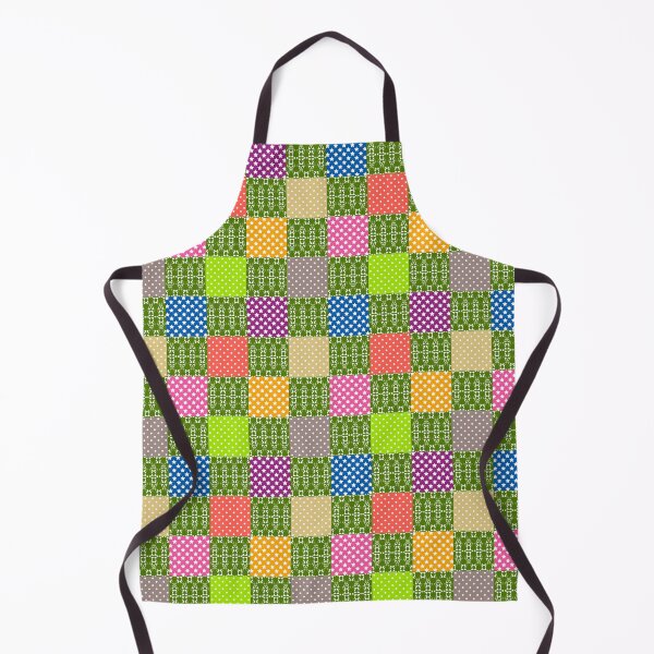 Item preview, Rustic multicolored patchwork square retro designed and sold by fuzzyfox.