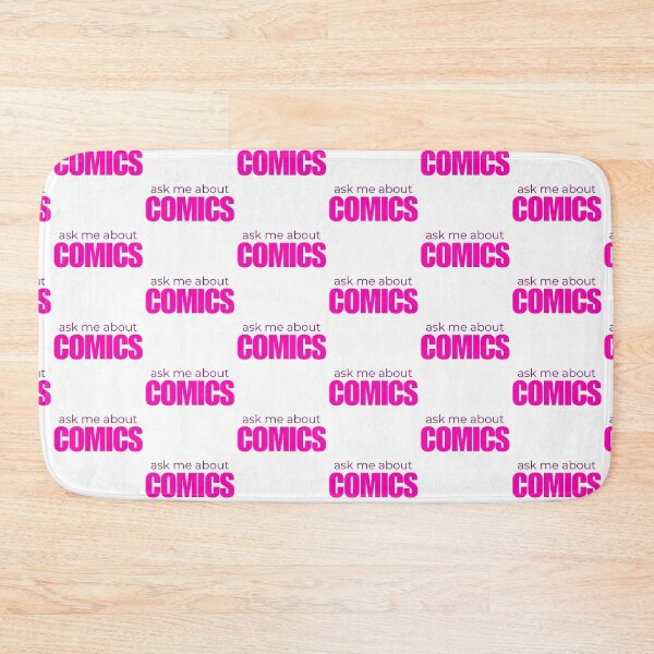 Item preview, Ask Me About Comics designed and sold by HyperfixationStation.