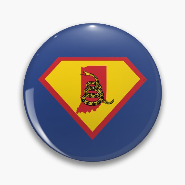 Item preview, HOOSIER SHIELD - Freedom Is The Superpower -  Gadsden Snake Flag - Dont Tread On Me SUPERHERO INDIANA design designed and sold by pelagio.