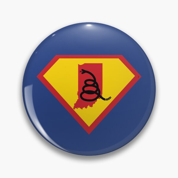 Item preview, HOOSIER SHIELD - Freedom Is The Superpower - Modern Gadsden Snake Flag - Dont Tread On Me SUPERHERO INDIANA design designed and sold by pelagio.