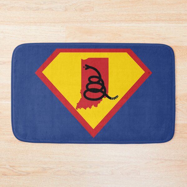 Item preview, HOOSIER SHIELD - Freedom Is The Superpower - Modern Gadsden Snake Flag - Dont Tread On Me SUPERHERO INDIANA design designed and sold by pelagio.