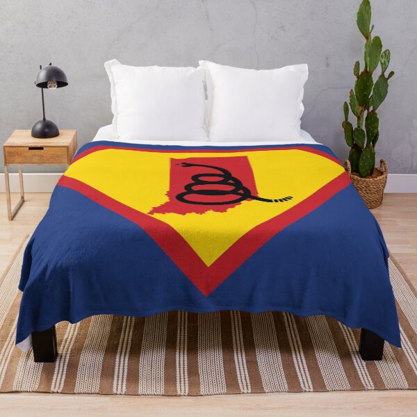 Item preview, HOOSIER SHIELD - Freedom Is The Superpower - Modern Gadsden Snake Flag - Dont Tread On Me SUPERHERO INDIANA design designed and sold by pelagio.
