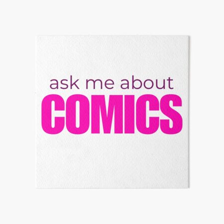 Artikel-Vorschau von Frag mich nach Comics, designt und verkauft von HyperfixationStation.
