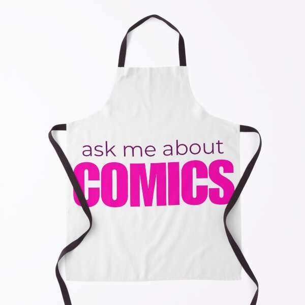 Item preview, Ask Me About Comics designed and sold by HyperfixationStation.